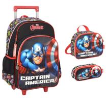 Kit Mochila de Rodinha Luxcel Avengers 39552