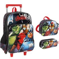 Kit Mochila de Rodinha Luxcel Avengers 39762