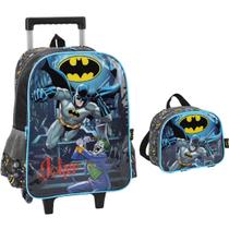 Kit Mochila de Rodinha Luxcel Batman 39262