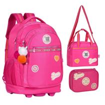 Kit Mochila de Rodinha Rebecca Bonbon - 24001