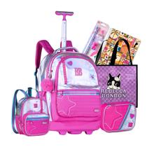 Kit Mochila de Rodinha Rebecca Bonbon Holográfica Lancheira Estojo Original Kit Mochila de Rodinha Rebecca Bonbon Holográfica Lancheira Estojo Original