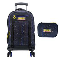 Kit Mochila De Rodinha Sonic 360º + Estojo Box 49862 Cor:PretoTamanho:Único Kit Mochila De Rodinha Sonic 360º + Estojo Box 49862 Cor:PretoTamanho:Único