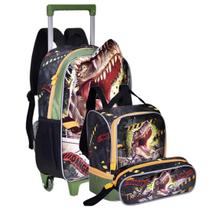 Kit Mochila de Rodinha T-Rex Attack Clio Style TX24505K