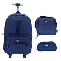 Kit Mochila De Rodinha UP4YOU + Lanch + Estojo Triplo 49532 Kit Mochila De Rodinha UP4YOU + Lanch + Estojo Triplo 49532
