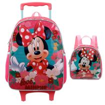 Kit Mochila de Rodinha Xeryus 16 Minnie - 11410