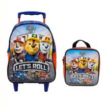 Kit Mochila de Rodinhas e Lanch Patrulha Canina Xeryus 10780