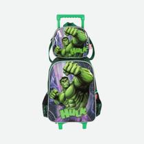Kit Mochila De Rodinhas E Lancheira Hulk E Homem De Ferro Luxcel Kit Mochila De Rodinhas E Lancheira Hulk E Homem De Ferro Luxcel