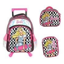 Kit Mochila De Rodinhas Estojo E Lancheira Barbie Lexcel Kit Mochila De Rodinhas Estojo E Lancheira Barbie Lexcel