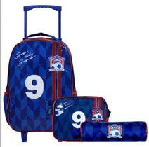 Kit Mochila de Rodinhas Futebol - Estampas Personalizadas e Design Exclusivo