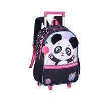 Kit Mochila De Rodinhas PANDA + Lancheira Térmica REF: cd24677k