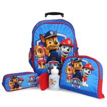 Kit Mochila de Rodinhas Patrulha Canina Tam G