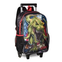 Kit Mochila De Rodinhas T-Rex Attack Preto Clio Tx3507K Kit Mochila De Rodinhas T-Rex Attack Preto Clio Tx3507K