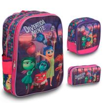 Kit Mochila Divertidamente Costas Com Lancheira Térmica