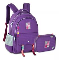 Kit Mochila E Estojo Box Luluca Juvenil - Coleção 2025 Kit Mochila E Estojo Box Luluca Juvenil - Coleção 2025