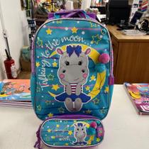 Kit Mochila e Estojo Chenson Feminino Elefantinha Ref.5059779