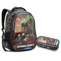 Kit Mochila e Estojo Creche Infantil Gamecraft Kit Mochila e Estojo Creche Infantil Gamecraft