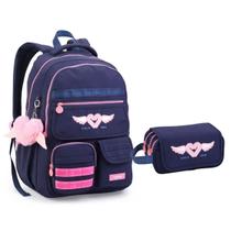 Kit Mochila e Estojo Feminino Bolso Laptop ColorUp