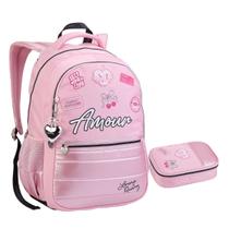 Kit Mochila e Estojo Laptop Coquete ColorUp
