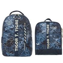 Kit mochila e lancheira costas lovit street tigor - pacific Kit mochila e lancheira costas lovit street tigor - pacific