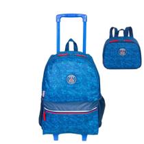 Kit Mochila e Lancheira Sestini PSG M Plus Azul Kit Mochila e Lancheira Sestini PSG M Plus Azul