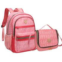 Kit Mochila E Lancheria Feminina Happy Kika KK24M04-L35