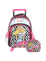 Kit Mochila Escolar 2Em1 Rodas + Lancheira Barbie - Preto Kit Mochila Escolar 2Em1 Rodas + Lancheira Barbie - Preto