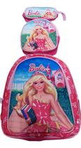 Kit Mochila Escolar Barbie Lancheira E Estojo Rodas Oferta