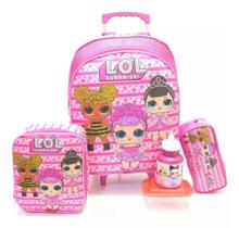 Kit Mochila Escolar Boneca Lol Surprise Lisa Rodas G F5 Kit Mochila Escolar Boneca Lol Surprise Lisa Rodas G F5