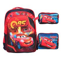 Kit Mochila Escolar Carros Alça Costas Volta As Aulas Kit Mochila Escolar Carros Alça Costas Volta As Aulas