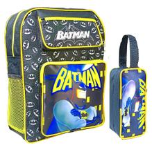 kit mochila escolar com bolsos e estojo com dois compartimentos homem aranha infantil - kit escolar
