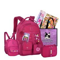 Kit Mochila Escolar Costas Rebecca Bonbon Com Cadarço Personalizado e Diversos Bolsos Original 2026 Kit Mochila Escolar Costas Rebecca Bonbon Com Cadarço Personalizado e Diversos Bolsos Original 2026