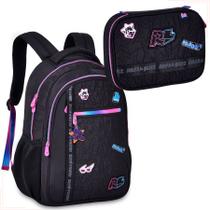 Kit Mochila Escolar D Costas Rafa E Luiz Com Estojo Youtuber