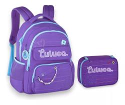 Kit Mochila Escolar De Costas Luluca Infantil - Clio Coleção 2025 Kit Mochila Escolar De Costas Luluca Infantil - Clio Coleção 2025