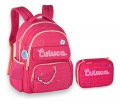Kit Mochila Escolar De Costas Luluca Infantil - Clio Coleção 2025 Kit Mochila Escolar De Costas Luluca Infantil - Clio Coleção 2025