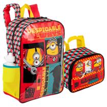 Kit Mochila Escolar E Lancheira Infantil Meu Malvado Favorito Oficial Sestini
