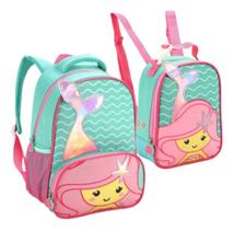 Kit Mochila Escolar e Lancheira Térmica Zoop Seanite Sereia Kit Mochila Escolar e Lancheira Térmica Zoop Seanite Sereia