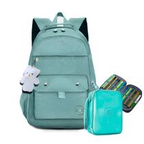 Kit Mochila Escolar Espaçosa Juvenil Estojo Box Escolar Alça Organizador Porta Caneta Jumbo Duas Partes Kit Mochila Escolar Espaçosa Juvenil Estojo Box Escolar Alça Organizador Porta Caneta Jumbo Duas Partes