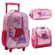 Kit Mochila Escolar + Estojo + Lancheira Chenson 8734020 Kit Mochila Escolar + Estojo + Lancheira Chenson 8734020