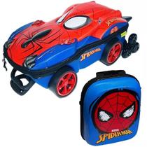 Kit Mochila Escolar Homem ARANHA Spider MAN 3D Maxtoy Lancheira