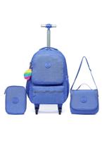 Kit Mochila Escolar Infantil Estojo Lancheira Térmica Reforçada