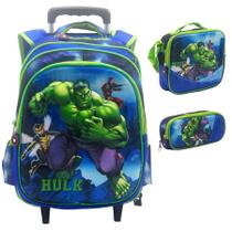 Kit Mochila Escolar Infantil Grande Rodinha Lancheira Estojo Kit Mochila Escolar Infantil Grande Rodinha Lancheira Estojo