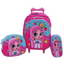 Kit Mochila Escolar Infantil LOL Surprise Fashion Popstar Kit Mochila Escolar Infantil LOL Surprise Fashion Popstar