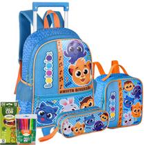 Kit Mochila Escolar Infantil Youtubers Bolofofos Lançamento Kit Mochila Escolar Infantil Youtubers Bolofofos Lançamento