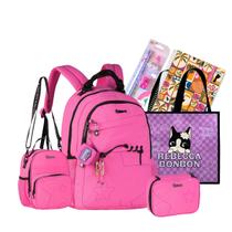 Kit Mochila Escolar Juvenil Costas Luluca Original 2026 Kit Mochila Escolar Juvenil Costas Luluca Original 2026