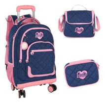 Kit Mochila Escolar Juvenil Feminina Lancheira Estojo Barbie Kit Mochila Escolar Juvenil Feminina Lancheira Estojo Barbie