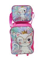 Kit mochila escolar + lancheira cindy maxlog 37972