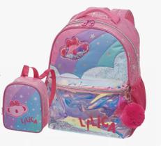 Kit Mochila Escolar Lilica Ripilica + Lancheira Super Star - Pacific Kit Mochila Escolar Lilica Ripilica + Lancheira Super Star - Pacific