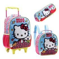 Kit Mochila Escolar Mais Lancheira E Estojo Hello Kit 11830