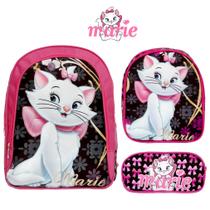 Kit Mochila Escolar Menina Marie Aula 3 Pçs Costas Toys 2u Kit Mochila Escolar Menina Marie Aula 3 Pçs Costas Toys 2u