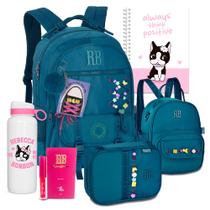 Kit Mochila Escolar Rebecca Bonbon Estojo Box Lancheira RB
